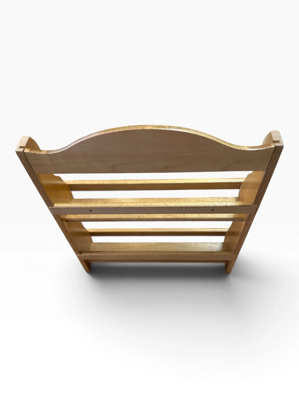 Vintage John Wagner & Sons Wooden Spice Rack